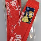 Disney AAA Vacations Beauty And The Beast Lanyard & Pin