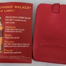 Official Johnnie Walker Red Label Red Leather Luggage Golf Bag Tag