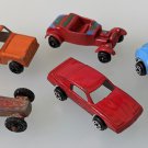 Vintage Used Mini Diecast Metal Cars Toys Lot - Mini Tootsie Zee