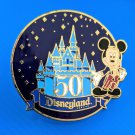 Disneyland 50th Anniversary Pin Walt Disney Travel Co