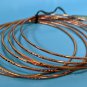 Vintage Copper Bangle Bracelets 7 Thin Dainty