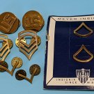 US Army Uniform Pins Lot Officer Insignia SPC PFC n more