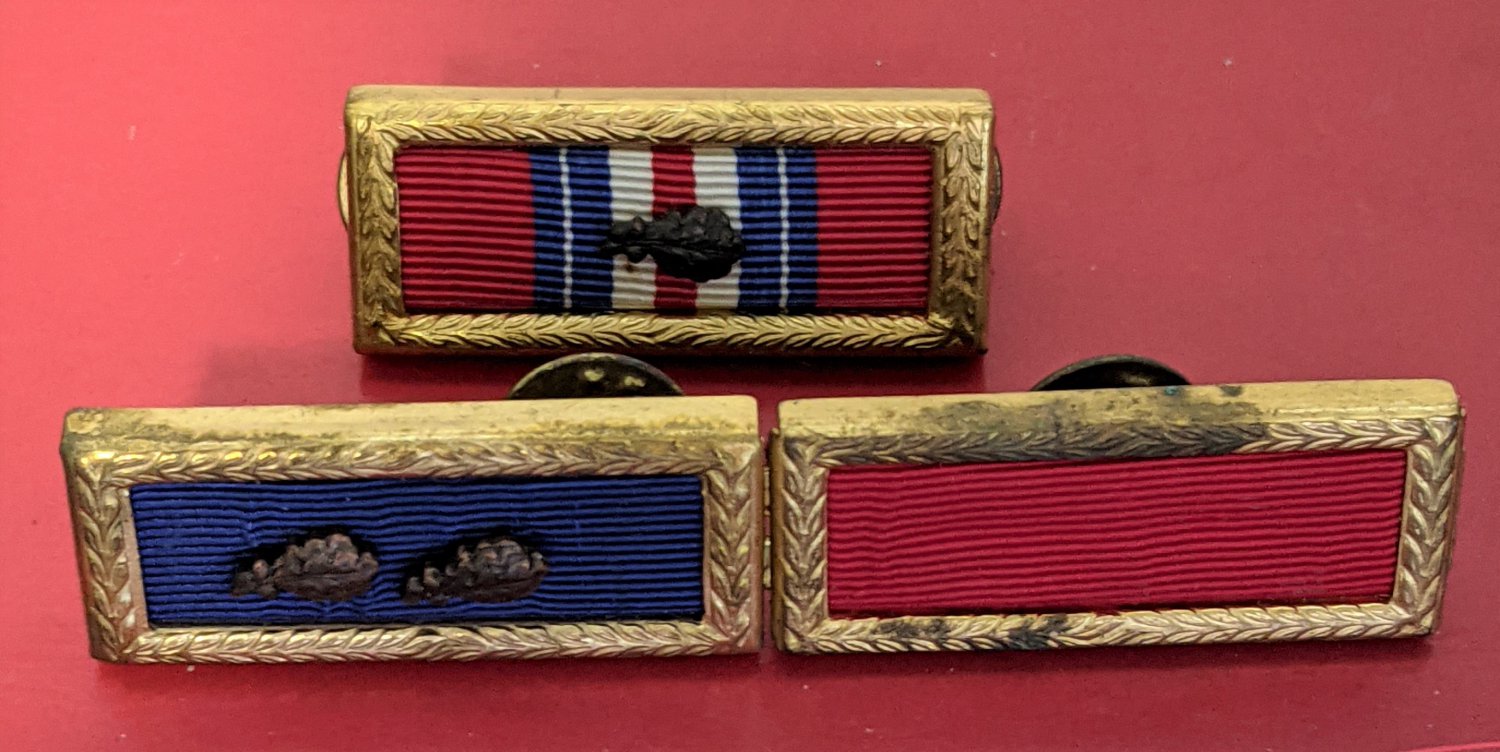 US Army Uniform Ribbon Bars Oakleaves Valor Award