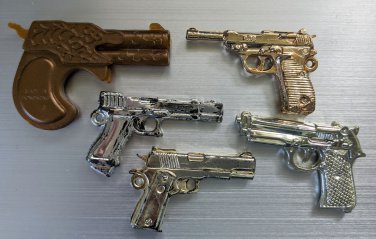 Mini Guns Pistols Glock Charms Cracker Jack Toys