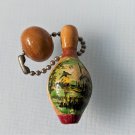 Hawaii Bowling Pin and Ball Keychain Dangler Souvenir