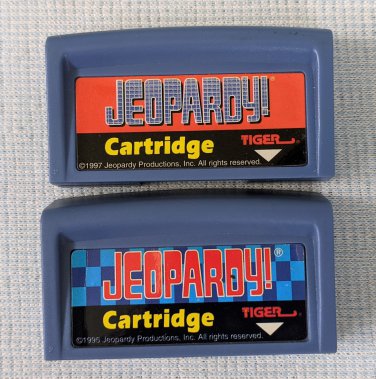 2 Jeopardy Game Cartridges - Tiger Electronics