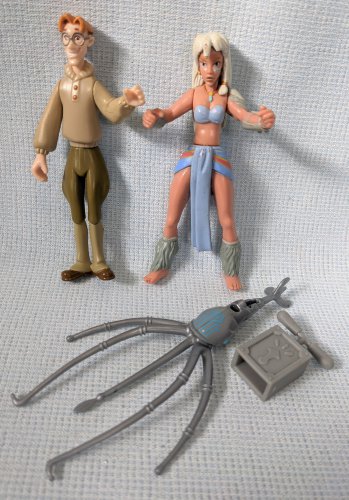 Atlantis The Lost Empire Playset Figures Parts