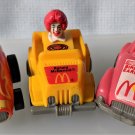 Fast Mac McDonald's Pull Back Toy Cars Ronald Hamburglar Fast Mac McDonald's Pull Back Toy Cars Ronald Hamburglar