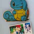 Pokemon Squirtle Large Prism Holo Sticker ++ Vintage
