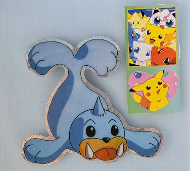 Pokemon Seel Large Prism Holo Sticker ++ Vintage