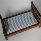 Vintage Dollhouse Bed Bedroom Furniture Miniatures Blue Price 1:12