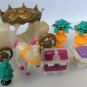 Castle Accessory Lot Boley Pocket Playset Carriage Plants n More