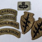 Airborne Special Forces Arrowhead Paratrooper Jump WIngs Military Patches Lot