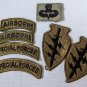 Airborne Special Forces Arrowhead Paratrooper Jump WIngs Military Patches Lot