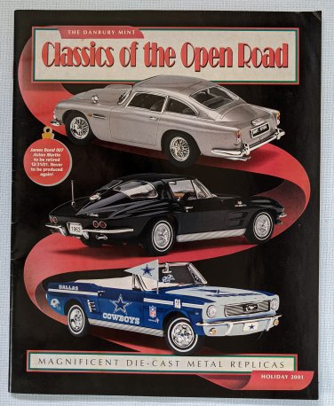 Danbury Mint Diecast Replica Catalog James Bond Classics of the Open Road