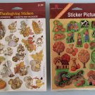 Vintage Thanksgiving Pumpkin Farm Stickers Crafts American Greetings MIP