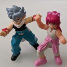 Beyblades Kai and Mariah Figures Burger King 2002 Kids Meal Promo Beyblades Kai and Mariah Figures Burger King 2002 Kids Meal Promo