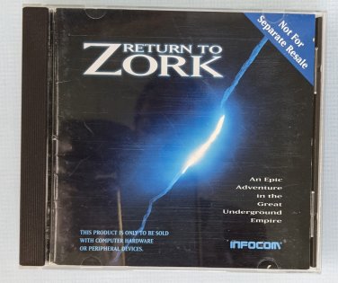 Return To Zork PC Video Game Not For Resale 1993