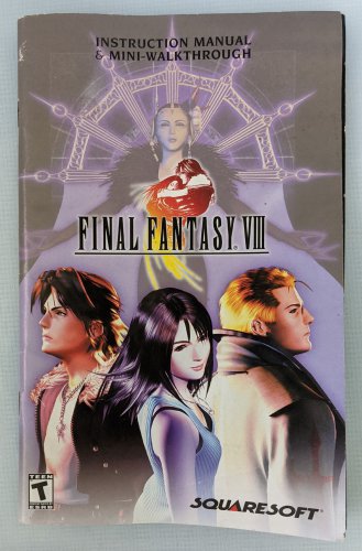 Final Fantasy VIII PC Manual Only