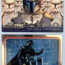 Star Wars Promo Collector Cards Topps Jango Fett P4 Darth P1