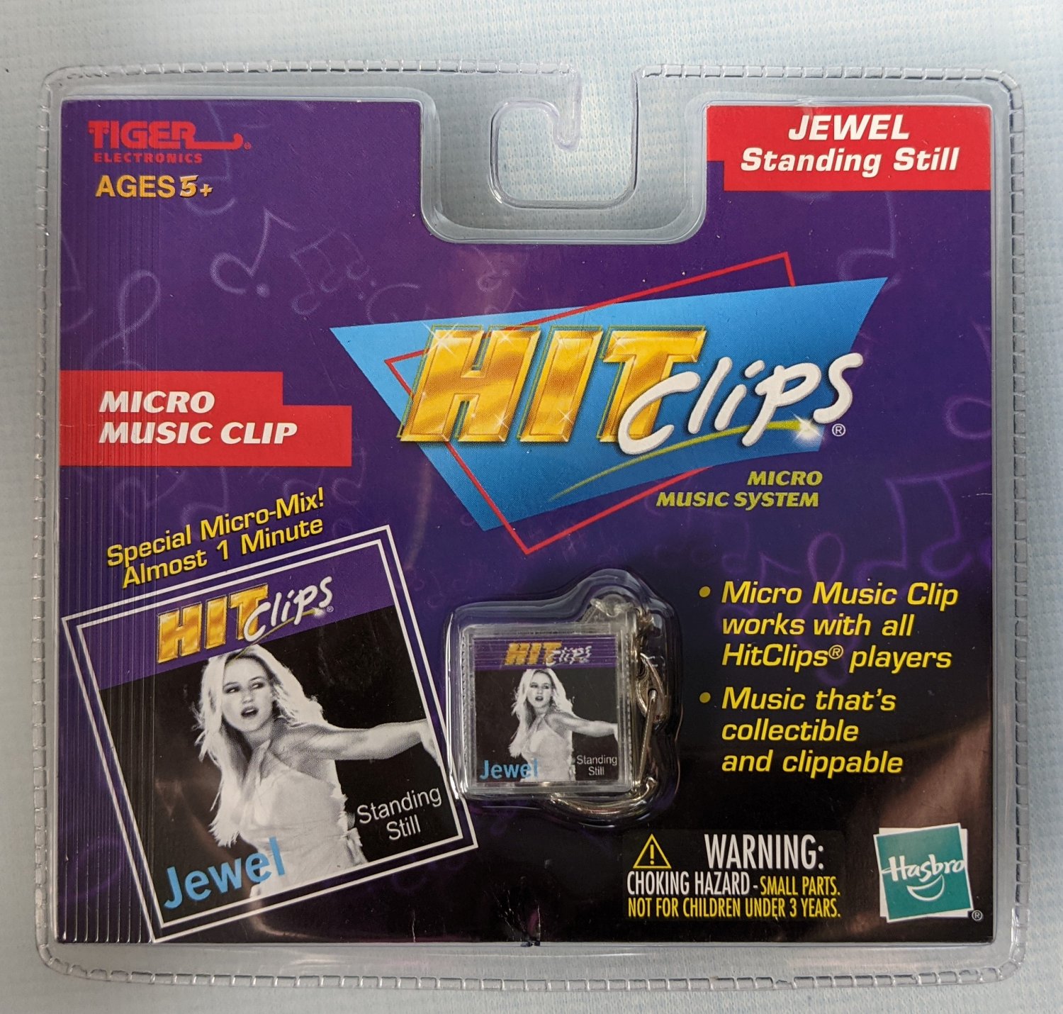 Hit Clips Jewel Micro Music Clip New Sealed Tiger Electronics