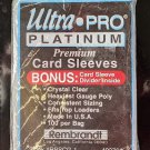 Ultra Pro Platinum Premium Card Sleeves 100 Rembrandt MIP