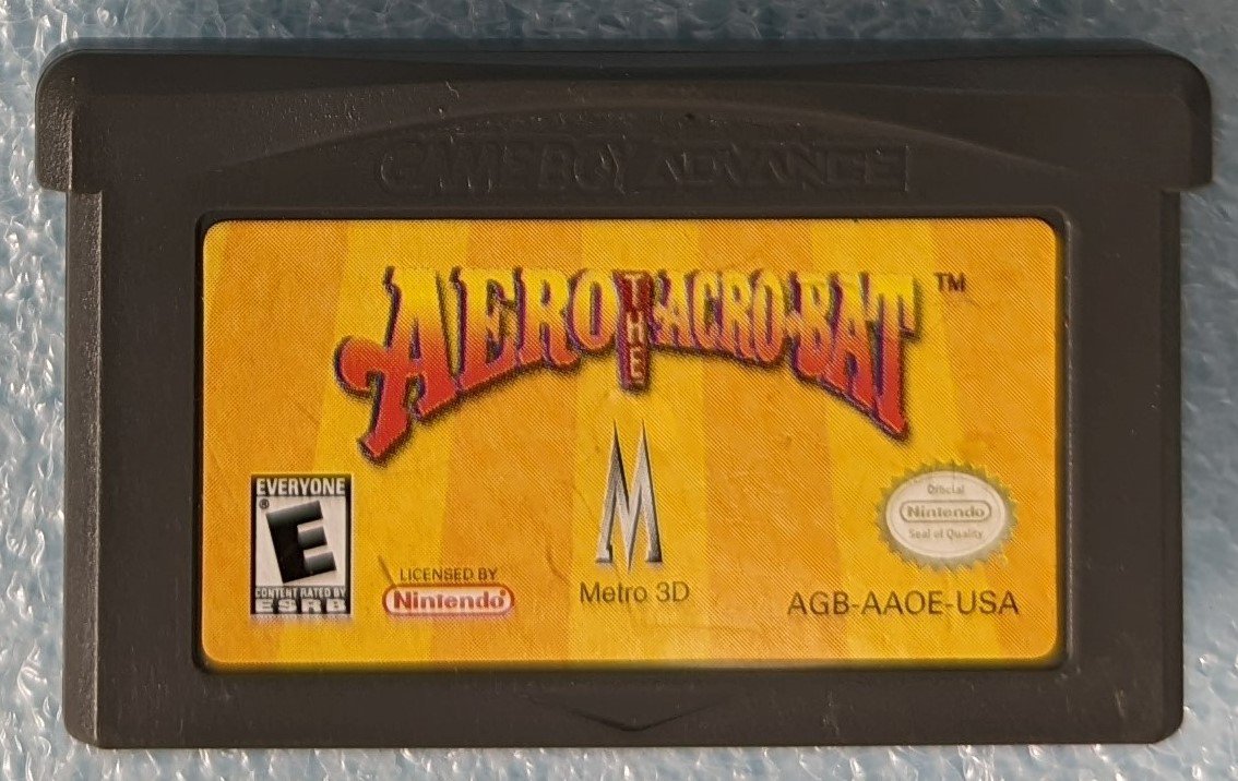 GBA Aero the Acrobat Nintendo Game Boy Advance