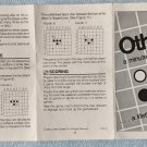 Othello Game Rules Pamphlet Milton Bradley Othello Game Rules Pamphlet Milton Bradley