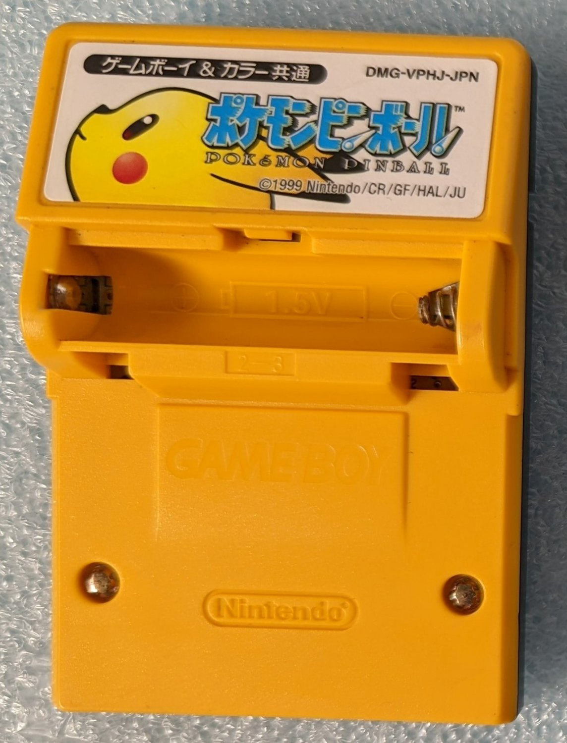 GBC POKEMON Pikachu PINBALL Rumble Japan Nintendo Game Boy Color Video ...