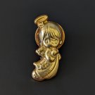 Precious Moments Angel Gold Collectable Lapel Pin Precious Moments Angel Gold Collectable Lapel Pin