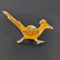 Vintage Roadrunner Bird 2" Enamel Hat Lapel Pin