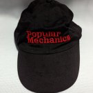 Popular Mechanics Black Red Embroidered Baseball Cap Hat