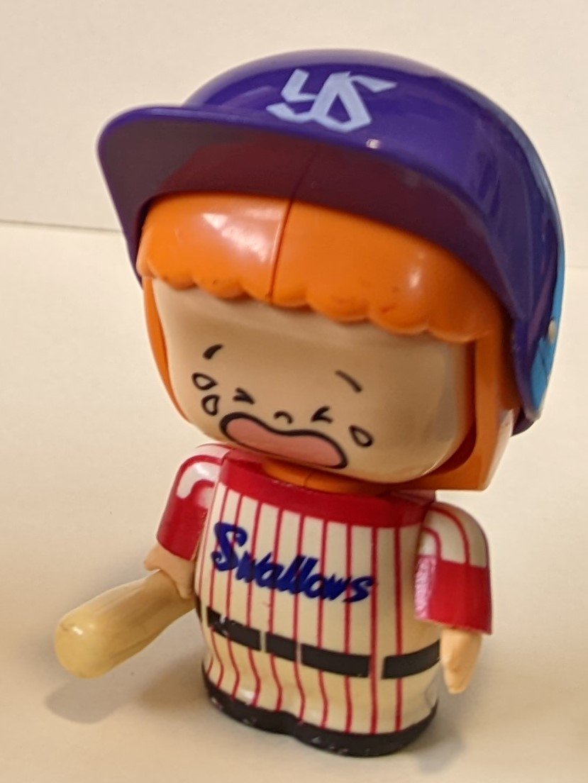 Yakult Swallows Plastic Baseball Pro Doll Takara 1985