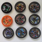 Lego Technic 9 RoboRider Disks Wheels Lot