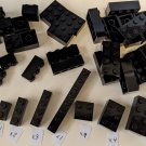 Lego Black Bricks Lot