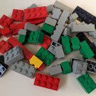 Lego Bricks Lot Mixed Colors Gray Green