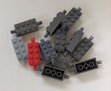 Lego 6249 Bricks with Pins Lot