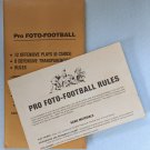 Pro Foto Football Board Game Transparency Cards Cadaco 1977
