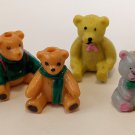 Playset Mini Teddy Bears Lot Teddys Wonderland