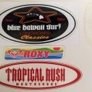 Hawaii Surf Stickers Vintage Lot Roxy - North Shore - T&C
