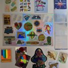 Foil Stickers Lot Laser Light Laser Hologram CTP Sandylion 1980s 90s