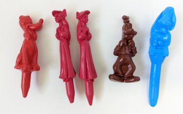 Vintage Disney Character Crayons Eeyore Goofy