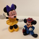 Mickey Mouse and Minnie PVC Figures Disney