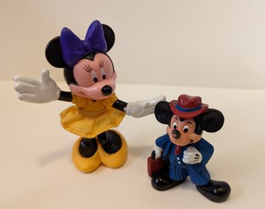 Mickey Mouse and Minnie PVC Figures Disney