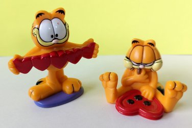 Garfield Valentine Hearts Candy Figures 1990s
