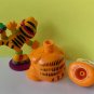 Garfield Mini Bottle and Figure 1990s