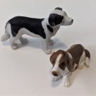 Basset Hound and Spaniel Dogs Figurines Topps Funrise