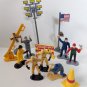 Boley Playset Diorama Figures Racing Pit Crew Signs Flag and More