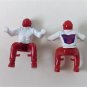 Matchbox Dirt Bike Red & White Driver Figures ONLY Sand Blasters