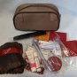 Delta Airlines Skyteam Tan Zip Bag Amenity Kit